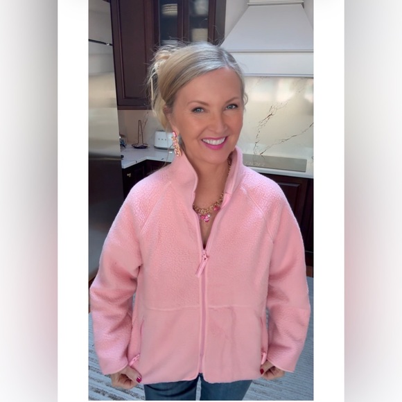 NWT Pink Fleece Sherpa Jacket-S - Picture 7 of 15